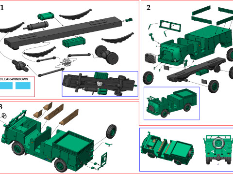 Saurer 6-GAVR-Z - 1-87 Modèles 3D en vedette