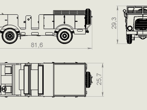 Saurer 6-GAVR-Z - 1-87 Modèles 3D en vedette