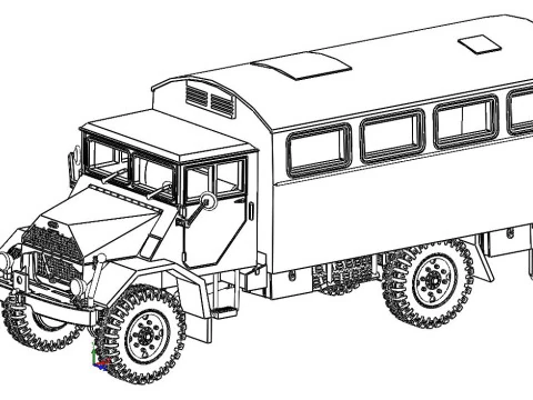 Truck G398 SAM 3D Print Model
