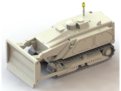 87196 M160 MV-4 Mine Clearing Robot Dozer 3D Print Model