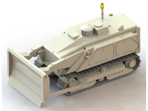 87196 M160 MV-4 Mine Clearing Robot Dozer 3D Print Model