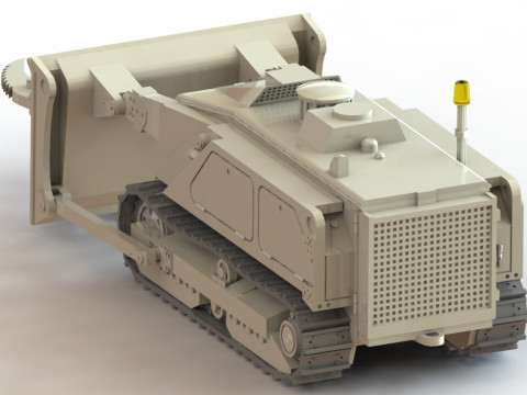87196A M160 MV-4 Mine Clearing Robot Gripper Modello di stampa 3D