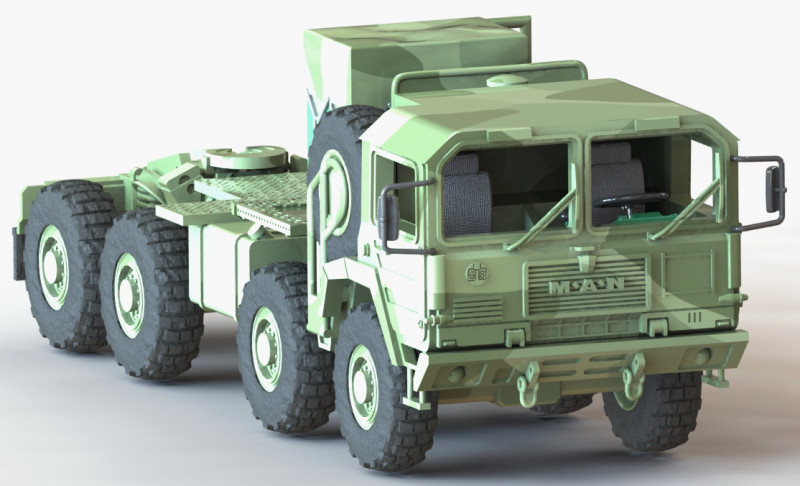 MAN M1014 ZUGMASCHINE GRYPHON Modèles 3D en vedette .c4d .max .obj .3ds .fbx .stl .blend 