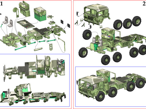 MAN M1014 ZUGMASCHINE GRYPHON Modèles 3D en vedette