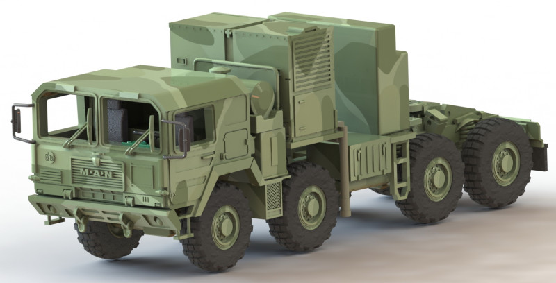 MAN KATII M1001 TRACTOR PERSCHING 3D Druckmodell .c4d .max .obj .3ds .fbx .stl .blend