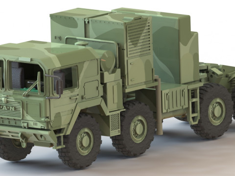 MAN KATII M1001 TRACTOR PERSCHING 3D Print Model
