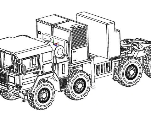 MAN KATII M1001 TRACTOR PERSCHING 3D Print Model
