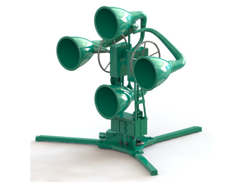 Acoustic locator ALT-48 3D Принт Модель