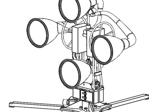 Acoustic locator ALT-48 3D Print Model