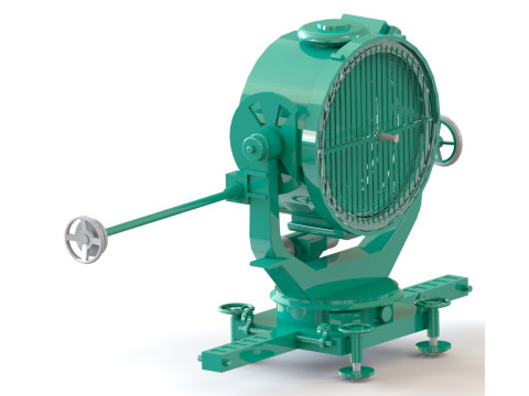 German searchlight Modelo de Impressão 3D