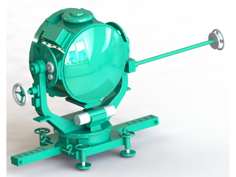 German searchlight 3D Print Model