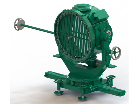 German searchlight 3D Print Model