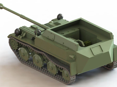 ASU-57 tank 3D Print Model