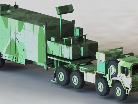 MAN KATII M1001 LAUNCH-CONTROL-CENTER BGM-1096 3D-Druckmodell
