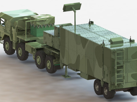 MAN KATII M1001 LAUNCH-CONTROL-CENTER BGM-1096 3D-Druckmodell