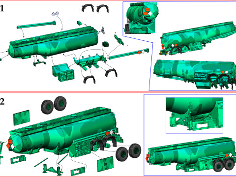ROHR TANKAUFLIEGER 35000L Modèles 3D en vedette