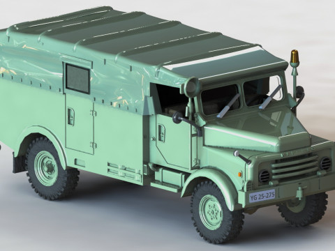 Hanomag AL 28 Gruppenwagen 3D Baskı Modeli
