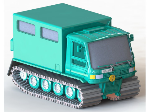 Pistenbully 400 WTD-61 3D Print Model