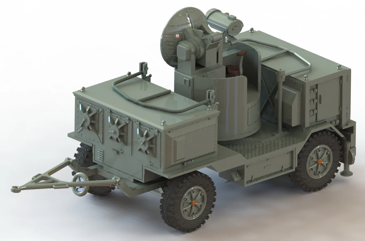 Super Fledermaus Radar 3D Print Model .c4d .max .obj .3ds .fbx .stl .blend 