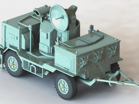 Super Fledermaus Radar 3D-Druckmodell