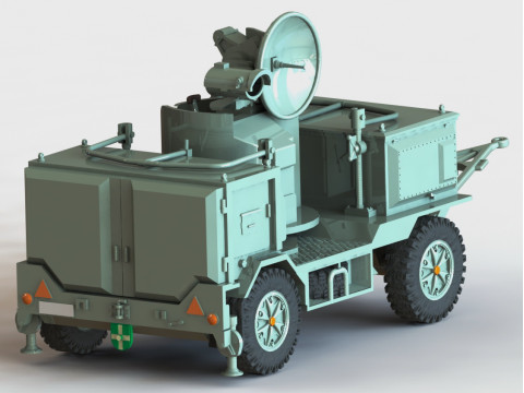 Super Fledermaus Radar 3D-Druckmodell