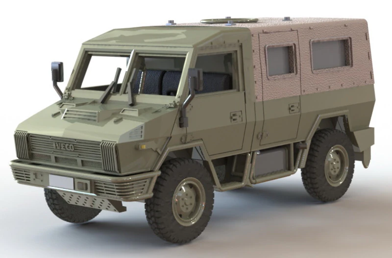 IVECO 4010 WM Modelo de impresión 3D .c4d .max .obj .3ds .fbx .stl .blend