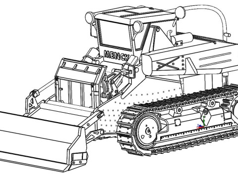 Menck Schrfkbelraupe SR 53 Modelo de impresión 3D
