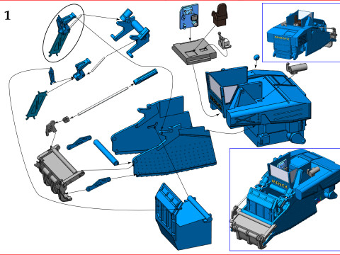 Menck Schrfkbelraupe SR 53 Modelo de impresión 3D