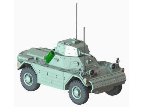 FERRET MKII armored car 1-87 3D Print Model