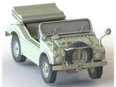 Porsche Jagdwagen 3D Print Model