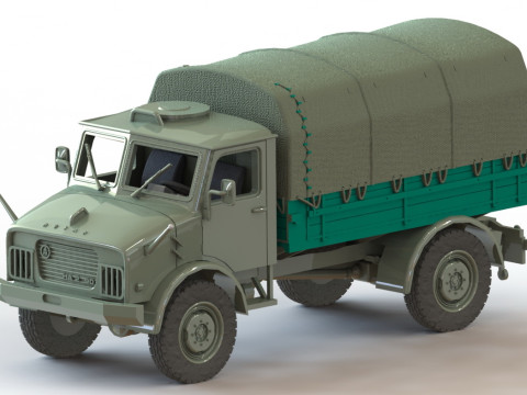 OAF Husar with awning 1-87 3D Принт Модель