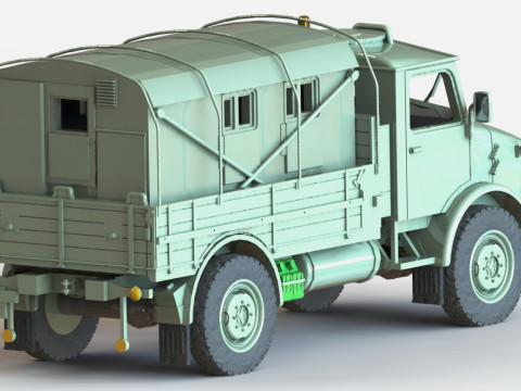 OAF Hussar with sideboard - tarpaulin for wheel arch 1-87 Modelo de Impressão 3D