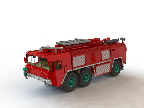 Faun FIKfz 3500 fire engine 1-87 3D Print Model