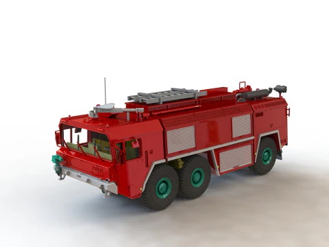 Cami&oacute;n de bomberos Faun FIKfz 3500 1-87 Modelo de impresión 3D
