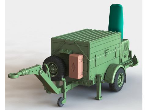 Anhanger Checkpoint Trailer Checkpoint 1-87 3D 프린트 모델