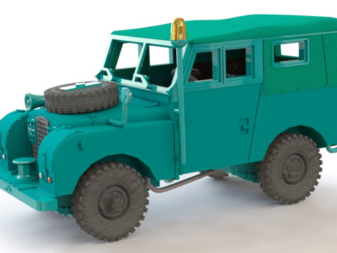 Land-Rover 86 Series 1 1956 1-87 3D Print Model