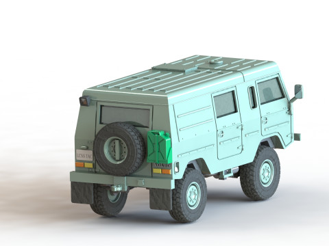 Volvo C303 closed 4x4 1-87 3D प्रिंट मॉडल