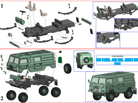 Volvo C303 closed 4x4 1-87 3D Print Model