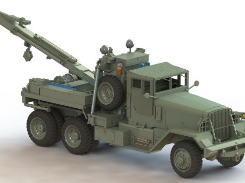 Ward-Lafrance-M1A1-American-6x6-Heavy-Wrecker 1-87 3D Print Model