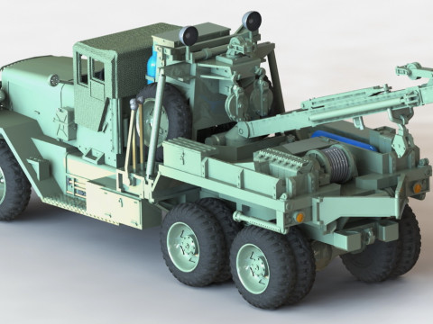 Ward-Lafrance-M1A1-American-6x6-Heavy-Wrecker 1-87 3D Print Model