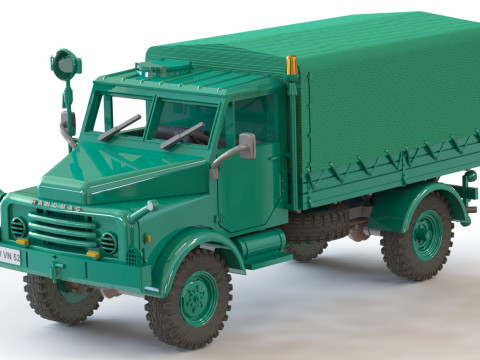 Hanomag AL28 LKW 1-87 3D प्रिंट मॉडल