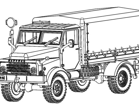 Hanomag AL28 LKW 1-87 3D-Druckmodell