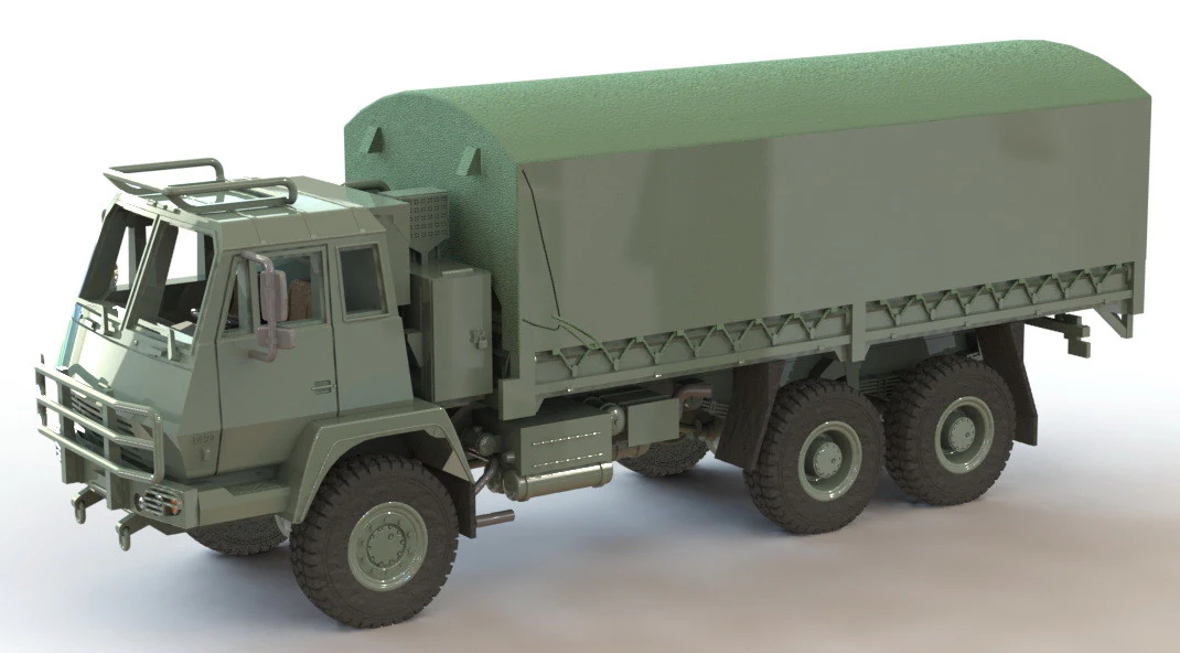 Steyr HLVW 1-87 3D Print Model .c4d .max .obj .3ds .fbx .stl .blend