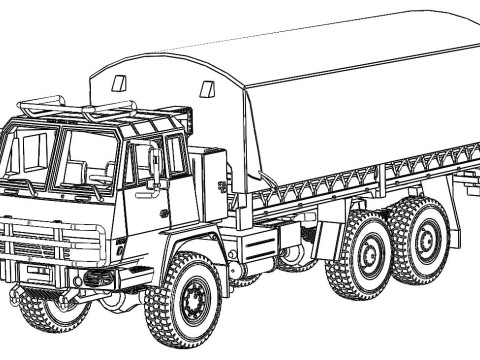 Steyr HLVW 1-87 3D Print Model