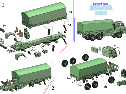 Steyr HLVW 1-87 3D Print Model