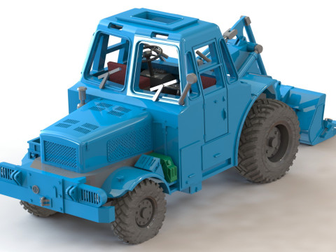 Ahlmann A 60 Schwenkschaufellader 3D Print Model
