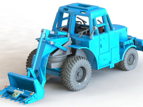 Ahlmann A 60 Schwenkschaufellader 3Dプリントモデル