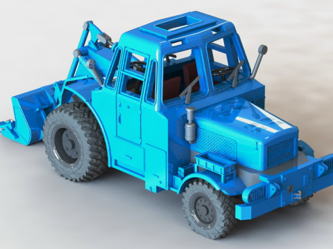 Ahlmann A 60 Schwenkschaufellader 3Dプリントモデル
