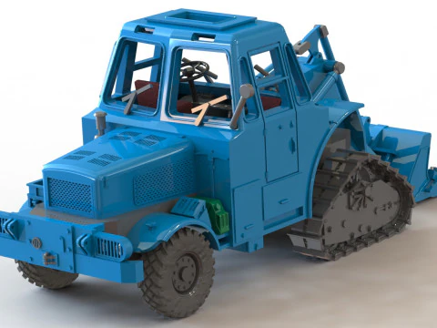 Ahlmann A 60 con orugas Modelo de impresión 3D