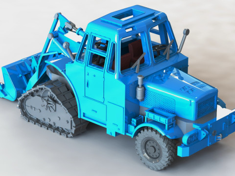 Ahlmann A 60 tracked Model do druku 3D